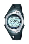 CASIO Collection Sports Chronograph Black Rubber Strap