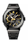 G-SHOCK 50th Anniversary Tough Solar Dual Time Chronograph Black Stainless Steel Bracelet