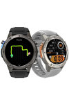 3GUYS GPS Smartwatch Grey Silicone Strap