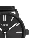 OOZOO Timepieces Black Leather Strap